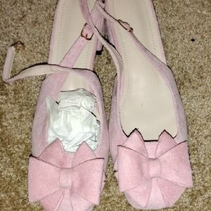Source Unknown Pink Bow Heels